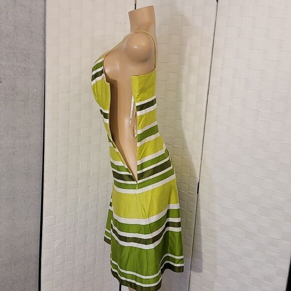 ANN TAYLOR V-NECK WOMEN'S SPAGHETTI STRAP VINTAGE DRESS - Picture 6 of 11